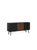 ebuy24 Sideboard Rye Schwarz 150 x 40 cm
