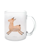 Mr. & Mrs. Panda Tasse Lama Springen ohne Spruch in Transparent