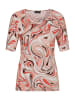 GOLDNER Shirt Shirt in pfirsich / orange / braun / gemustert