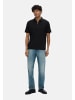 SELECTED HOMME Poloshirt 'Fave' in schwarz