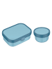 Mepal 2er Set Obst- und Bentobox Campus (2025) in 300 & 750 ml in Cool Blue