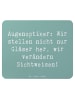 Mr. & Mrs. Panda Mouse Pad Spruch Augenoptiker Sichtweise mit Sp... in Meeresbrise