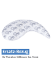 Theraline Ersatzbezug für Stillkissen Das Yinnie 135 in grau,weiss,motiv