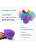 Intirilife 5er Set Make Up Schwamm Kosmetik Schmink Schwämmchen Sponge in Dunkel Lila