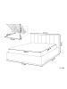 Beliani Doppelbett DREUX in Beige/Schwarz - (W) 171 x (H) 90 x (L) 214 cm