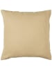IB Laursen Leinen-Kissenbezug 50x50 cm einfarbig in cafe creme