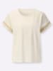 creation L Rundhalsshirt in champagner