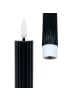 relaxdays 2 x LED Stabkerzen in Schwarz