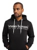 Bruno Banani Hoodie ohne Reißverschluss YOUNG in Schwarz