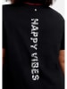 sheego Shirt in schwarz bedruckt