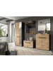 Inn.Furn Garderobe Set 5-teilig Eiche Artisan grau 175 cm, mit Soft-Close