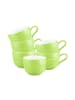 Seltmann Weiden 6er Set Kaffeetassen Liberty Pure Colors in 260 ml in Lime Green