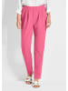 GOLDNER Kurzgröße:  Schlupfhose Businesshose SARA mit Komfortbund in pink