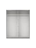 ebuy24 Kleiderschrank Catania Schwarz 179 x 65 cm
