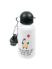 Mr. & Mrs. Panda Wasserflasche Pinguin Luftballon mit Spruch in Weiß