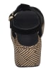 fitflop Sandaletten PLATFFORMS GRAPHIC-WEAVE SUEDE FISHERMAN SANDALS in schwarz