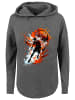 F4NT4STIC Oversized Hoodie Basketball Splash Sport Oversize Hoodie in charcoal