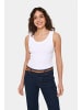 SAINT TROPEZ Jerseytop AsterSZ Slim fit in Bright White