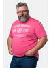 Men Plus Kurzarm T-Shirt in flamingo