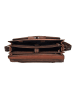 Plevier Retro Newton Aktentasche Leder 41 cm Laptopfach dunkelbraun