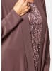 GOLDNER Leichte Shirtjacke lila mit Stretch in pflaumenviolett