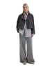 Marc O'Polo Velourslederjacke im Trench-Stil relaxed in Blue Graphite