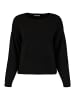 Hailys Regular Fit Strickpullover Langarm Sweater Ti44ne in Schwarz