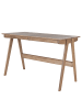 home24 home24 Schreibtisch (1er Set) - Eiche - Massivholz Eiche geölt - 120.0 x 76.0 x 65.0 cm in Eiche