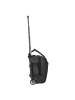Dermata 2 Rollen Businesstrolley 46 cm Laptopfach in schwarz