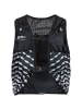 LEKI Laufrucksack Trail Running Quiver Vest in black-white-bright red