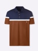 WITT WEIDEN Kurzarmshirt in marine-cognac