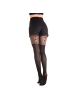 COFI 1453 Schwarze Strumpfhose 40/120 Den mit Herz Motiv – Wild und Stilvoll in Schwarz