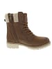 Tom Tailor Schnürstiefel Braun