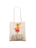 Mr. & Mrs. Panda Uni Tasche Tanzen Trainerin Herz mit Spruch in Creme