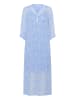 PART TWO Kleid BeritPW Gerade Passform in Blue Wallpaper Flower
