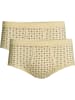 Con-ta Baumwolle, Feinripp Slip 2er-Pack in sand
