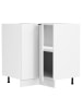 ebuy24 Küchenunterschrank Fasola Weiß 76 x 76 cm