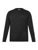 Men Plus Kurzarm T-Shirt in schwarz