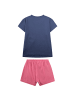 Sanetta Pyjama in Blau/Pink