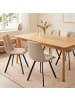 CALICOSY Stoelen set van 4 in Beige - (W)40  x (H)87  x (L)46 cm