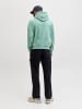 Jack & Jones Kapuzenpullover in Mineral Blue