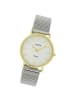 Oozoo Analog-Armbanduhr Oozoo Vintage Series silber mittel (ca. 32mm)