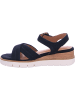 Tamaris Keilsandalette in blau