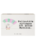 Mr. & Mrs. Panda Box Pinguin Fallschirm springen mit Spruch in Weiß