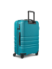 Redolz Pro ABS 4 Rollen Trolley 65 cm mit Dehnfalte petrol