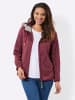 WITT WEIDEN Fleece-Jacke in bordeaux-meliert