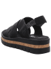 rieker Keilsandalette in schwarz