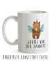Mr. & Mrs. Panda Kaffeetasse Bär Zahnfee mit Spruch in Weiß