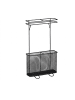 relaxdays Regenschirmständer in Schwarz - (B)30,5 x (H)54 x (T)15 cm