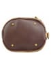 Florence Florence Schultertasche, Cityrucksack Leder braun, taupe ca. 23cm